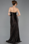 Abschlusskleid Lang Braun ABU5707