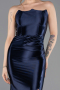 Abschlusskleid Lang Marineblau ABU5707