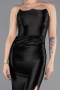 Abschlusskleid Lang Schwarz ABU5707