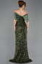 Abendkleid Lang Khaki ABU5711