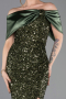 Abendkleid Lang Khaki ABU5711