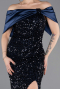 Abendkleid Lang Marineblau ABU5711