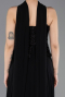 Abendkleid Lang Chiffon Schwarz ABU5715