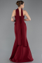 Abendkleid Lang Weinrot ABU5735