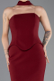 Abendkleid Lang Weinrot ABU5735