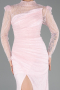 Abendkleid Lang Spitze Puder ABU5700