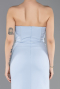 Abendkleid Lang Eisblau ABU5747