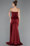 Abschlusskleid Lang Weinrot ABU5746
