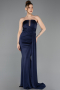 Abschlusskleid Lang Marineblau ABU5746