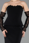 Partykleid Midi Schwarz ABK2539