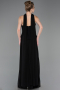 Abendkleid Lang Chiffon Schwarz ABU5757