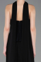 Abendkleid Lang Chiffon Schwarz ABU5757