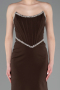 Braun Abendkleid Lang ABU5747