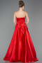 Abendkleid Lang Satin Rot ABU5767