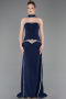 Abendkleid Lang Marineblau ABU5769