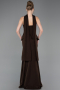 Standesamtkleid Lang Braun ABU5774