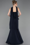 Standesamtkleid Lang Marineblau ABU5774