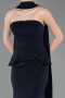 Standesamtkleid Lang Marineblau ABU5774