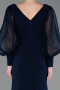 Abendkleid Lang Marineblau ABU5779