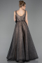 Abendkleid Lang Spitze Schwarz ABU5778