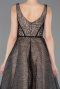 Abendkleid Lang Spitze Schwarz ABU5778