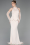 Abendkleid Lang Beige ABU5787