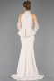 Abendkleid Lang Beige ABU5787