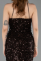 Braun Abendkleid Schuppig Lang ABU4842