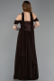 Braun Abendkleid Chiffon Lang ABU5327
