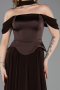 Braun Abendkleid Chiffon Lang ABU5327