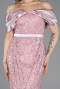Puder Partykleid Perlenbesetzt Midi ABK2453