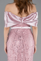 Puder Partykleid Perlenbesetzt Midi ABK2453