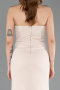 Beige Abendkleid Lang ABU5747