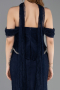 Abendkleid Lang Spitze Marineblau ABU6038