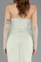 Abendkleid Lang Spitze Minzgrün ABU5817