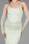 Abendkleid Lang Spitze Minzgrün ABU5817
