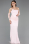 Abendkleid Lang Spitze Puder ABU5817