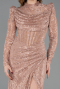 Abendkleid Lang Spitze Kupfer ABU5771