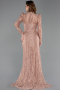 Abendkleid Lang Spitze Kupfer ABU5771