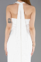 Partykleid Midi Weiß ABK2551