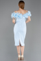 Partykleid Midi Eisblau ABK2553