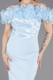 Partykleid Midi Eisblau ABK2553