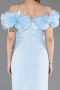 Partykleid Midi Eisblau ABK2553