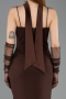 Partykleid Midi Braun ABK2559