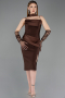 Partykleid Midi Braun ABK2559