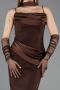 Partykleid Midi Braun ABK2559
