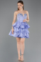 Partykleid Kurz Lila ABK2560