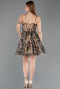Partykleid Kurz Schwarz ABK2564