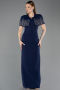 Standesamtkleid Lang Marineblau ABU5889