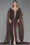 Abendkleid Lang Chiffon Braun ABU5868
